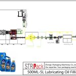 Automatisk påfyllingslinje for 500ML-5L smøreolje